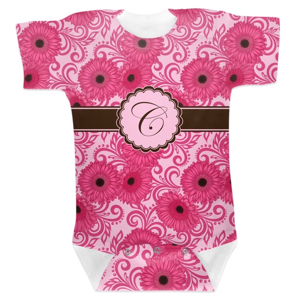 Custom Gerbera Daisy Baby Bodysuit 3-6 (Personalized)