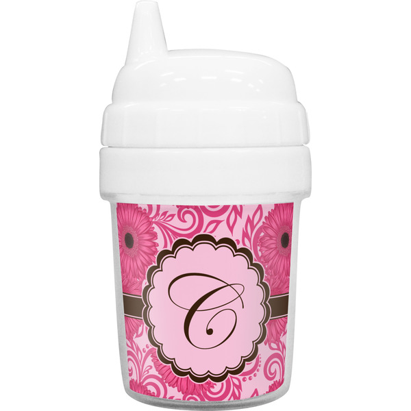 Custom Gerbera Daisy Baby Sippy Cup (Personalized)