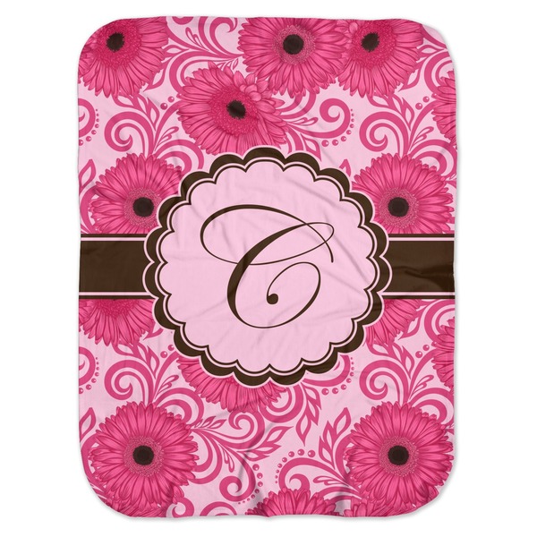 Custom Gerbera Daisy Baby Swaddling Blanket (Personalized)