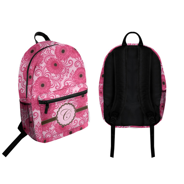 Gerbera Daisy Backpack front and back - Apvl