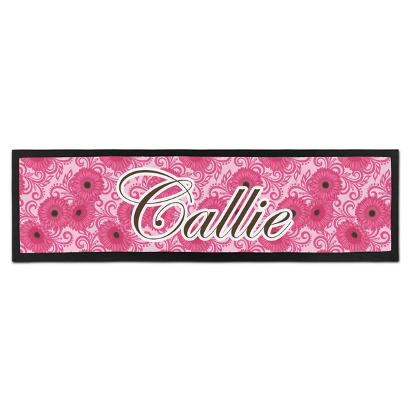 Custom Gerbera Daisy Bar Mat - Large (Personalized)