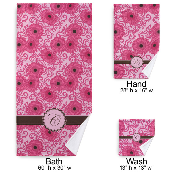 Gerbera Daisy Bath Towel Sets - 3-piece - Approval