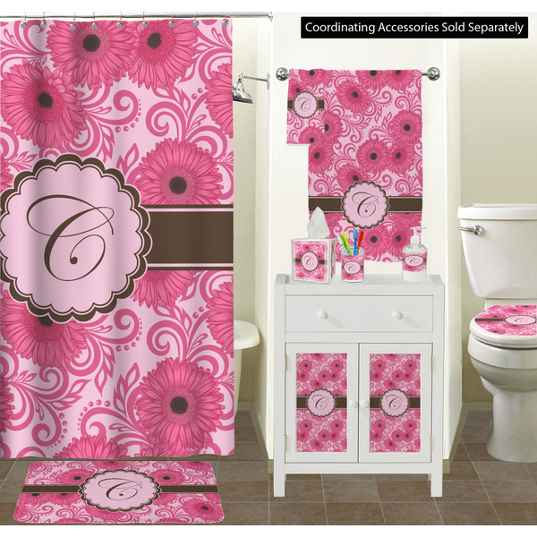 Gerbera Daisy Bathroom Scene