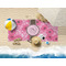 Gerbera Daisy Beach Towel Lifestyle