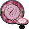 Gerbera Daisy Cabinet Knob (Black) (Personalized)
