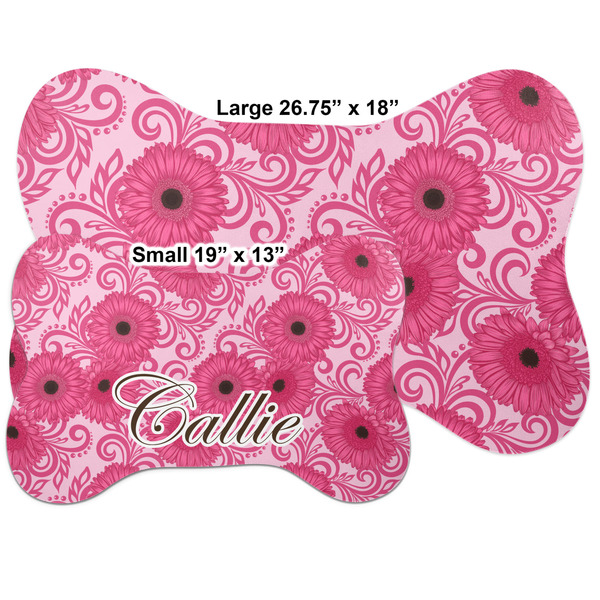 Gerbera Daisy Bone Shaped Mat Comparison