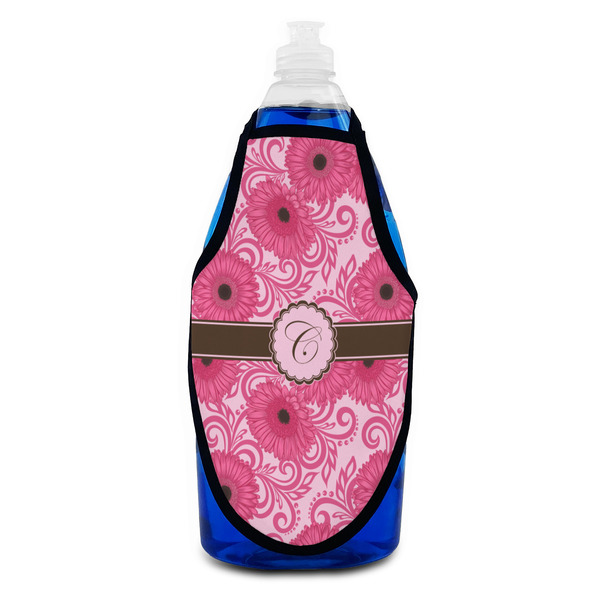 Gerbera Daisy Bottle Apron - Soap - FRONT