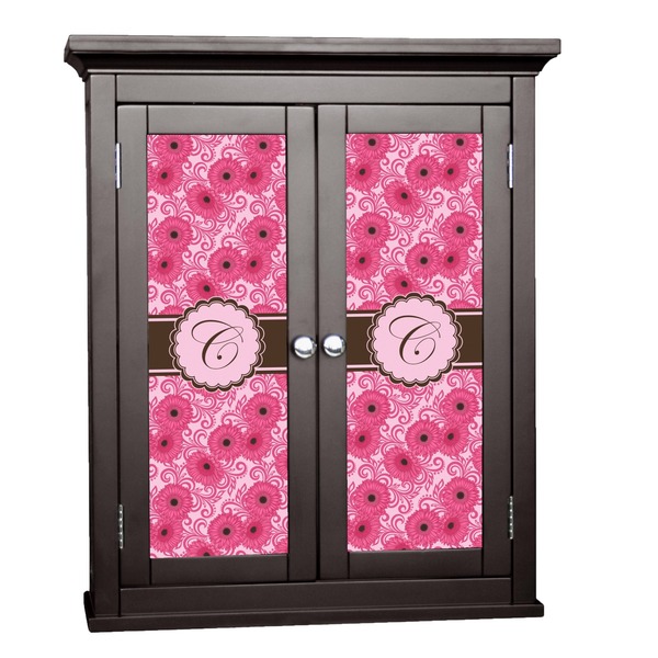 Custom Gerbera Daisy Cabinet Decal - Large (Personalized)