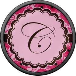 Gerbera Daisy Cabinet Knob (Black) (Personalized)