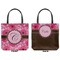 Gerbera Daisy Canvas Tote - Front and Back