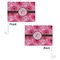 Gerbera Daisy Car Flag - 11" x 8" - Front & Back View