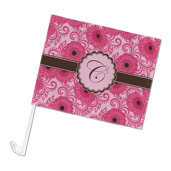 Custom Gerbera Daisy Car Flag (Personalized)