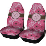 Gerbera Daisy Car Seat Covers (Set of Two) (Personalized)