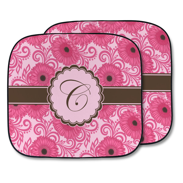 Custom Gerbera Daisy Car Sun Shade - Two Piece (Personalized)