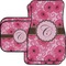 Gerbera Daisy Car Floor Mats Set - 2 Front & 2 Back (Personalized)