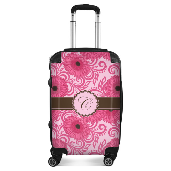 Custom Gerbera Daisy Suitcase - 20" Carry On (Personalized)