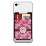 Gerbera Daisy 2-in-1 Cell Phone Credit Card Holder & Screen Cleaner (Personalized)