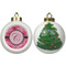 Gerbera Daisy Ceramic Christmas Ornament - X-Mas Tree (APPROVAL)