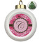Gerbera Daisy Ceramic Ball Ornament - Christmas Tree (Personalized)