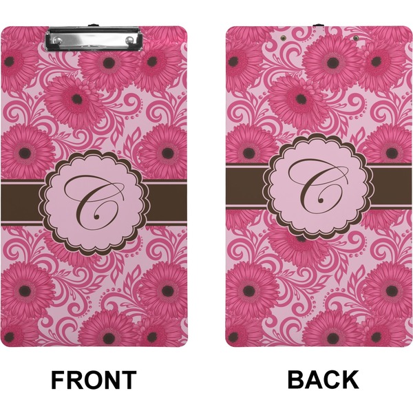 Gerbera Daisy Clipboard (Legal) (Front + Back)