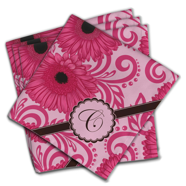 Gerbera Daisy Cloth Napkins - Personalized Dinner (PARENT MAIN Set of 4)