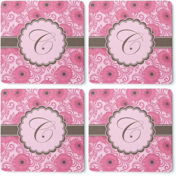 Gerbera Daisy Coaster Rubber Back - Apvl