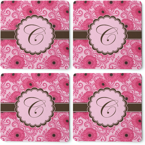 Gerbera Daisy Coaster Rubber Back - Apvl