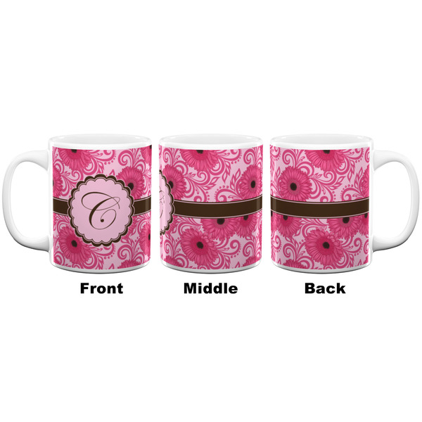 Gerbera Daisy Coffee Mug - 11 oz - White APPROVAL