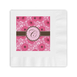 Gerbera Daisy Coined Cocktail Napkins (Personalized)