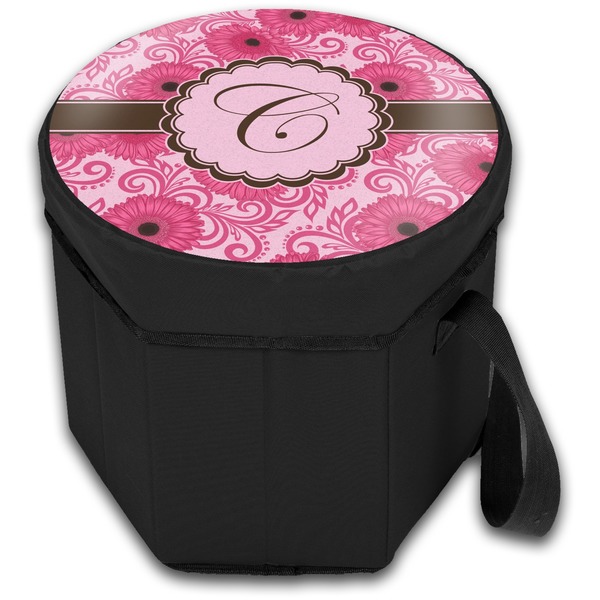 Gerbera Daisy Collapsible Personalized Cooler & Seat (Closed)