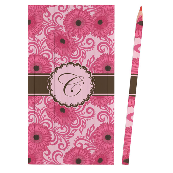 Gerbera Daisy Colored Pencils - Front View