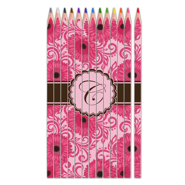 Custom Gerbera Daisy Colored Pencils (Personalized)