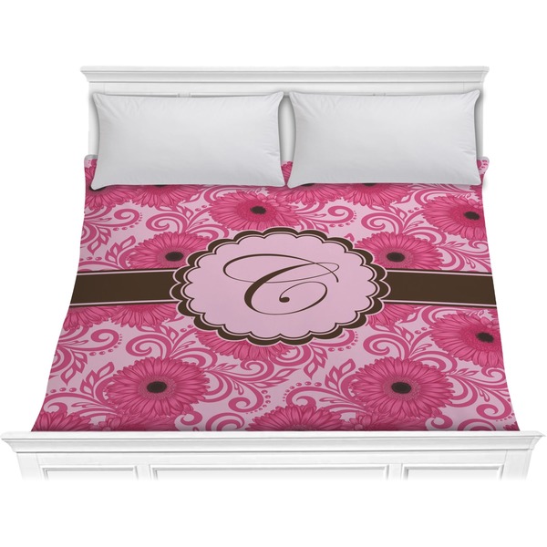 Custom Gerbera Daisy Comforter - King (Personalized)