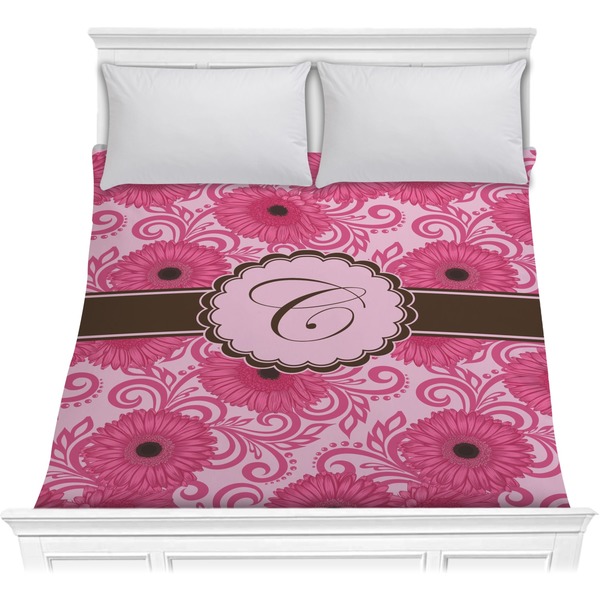 Custom Gerbera Daisy Comforter - Full / Queen (Personalized)