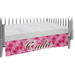 Gerbera Daisy Crib Skirt (Personalized)