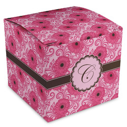 Gerbera Daisy Cube Favor Gift Boxes (Personalized)