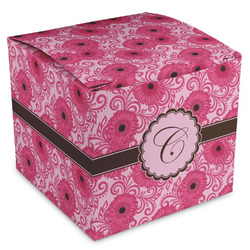 Gerbera Daisy Cube Favor Gift Boxes (Personalized)