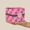 Gerbera Daisy Cube Favor Gift Box - On Hand - Scale View