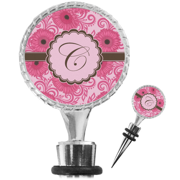 Custom Gerbera Daisy Wine Bottle Stopper (Personalized)
