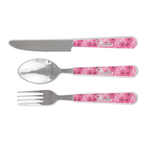 Custom Gerbera Daisy Cutlery Set (Personalized)