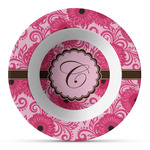 Gerbera Daisy Plastic Bowl - Microwave Safe - Composite Polymer (Personalized)