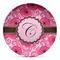 Gerbera Daisy Microwave Safe Plastic Plate - Composite Polymer (Personalized)