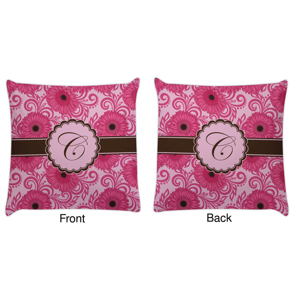 Gerbera Daisy Decorative Pillow Case - Approval