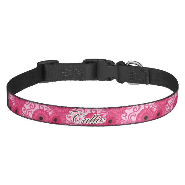 Custom Gerbera Daisy Dog Collar (Personalized)