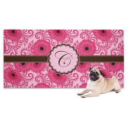 Gerbera Daisy Dog Towel (Personalized)