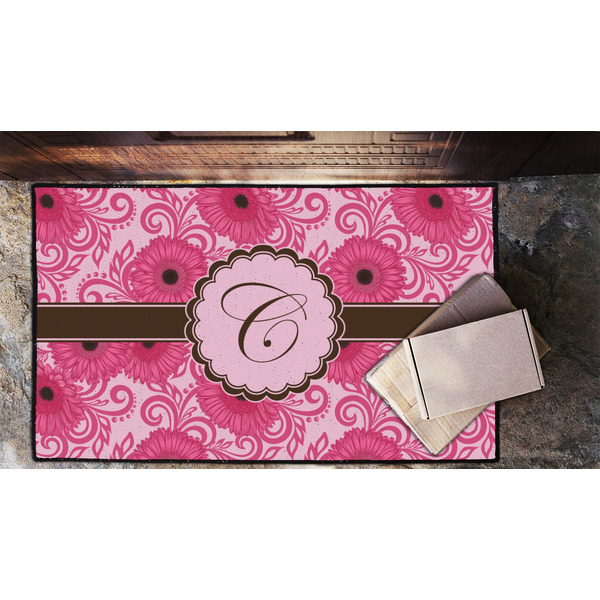 Gerbera Daisy Door Mat - LIFESTYLE (Lrg)