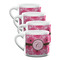 Gerbera Daisy Double Shot Espresso Mugs - Set of 4 Front
