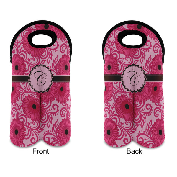 Gerbera Daisy Double Wine Tote - APPROVAL (new)