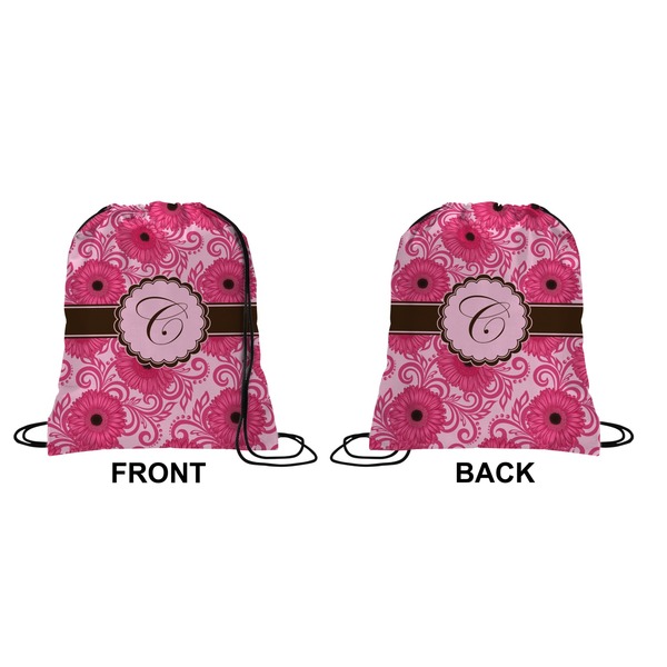 Gerbera Daisy Drawstring Backpack - Large