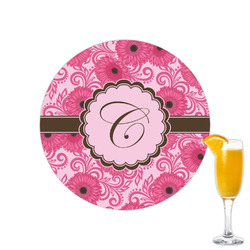 Gerbera Daisy Printed Drink Topper - 2.15" (Personalized)